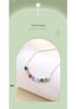 Dopamine Rainbow Moissanite Necklace: Sterling Silver Gold-Plated Clavicle Chain