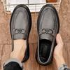 2023 Summer New Middle Aged Business Casual Leather Shoes Work Daily Wedding Breathable Men's Leather Face Dad's Shoes Men's Shoes