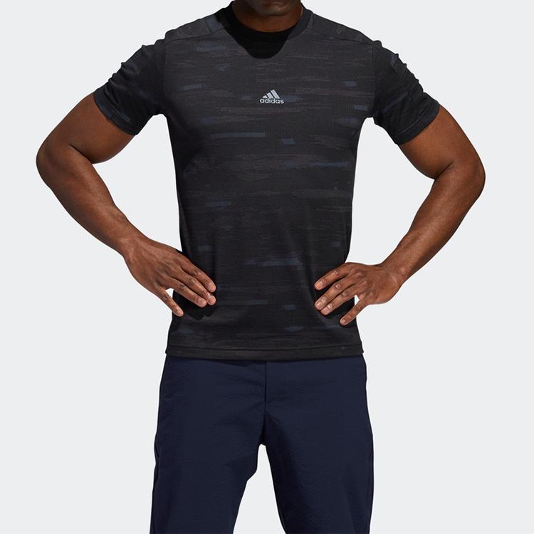 Adidas Jaq Print Short Sleeve T-Shirt Men Tops Black FT2777