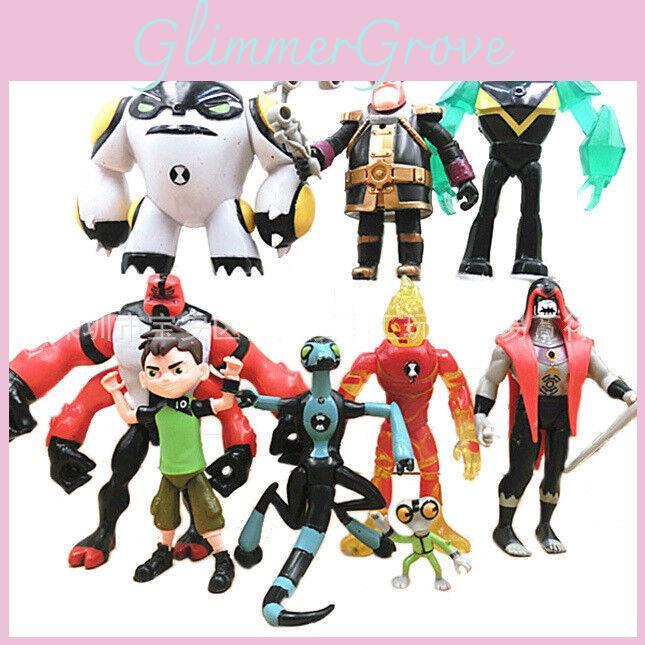 Ben 10 Pvc Action Figures Set Detailed Designs With Premium Quality Craftsmanship