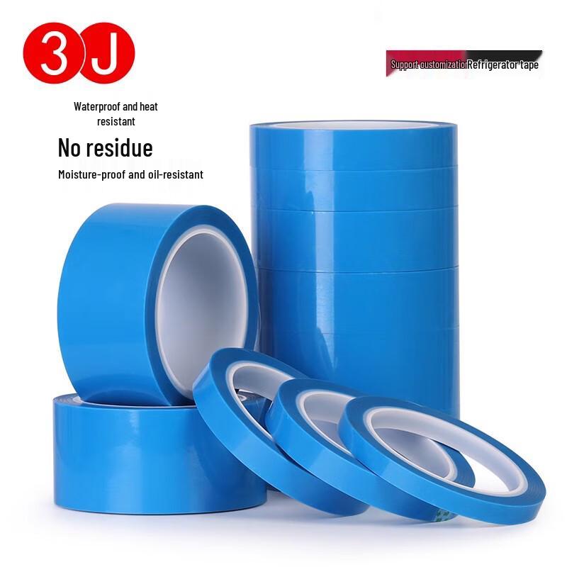 3J Traceless PET Blue Fixing Tape