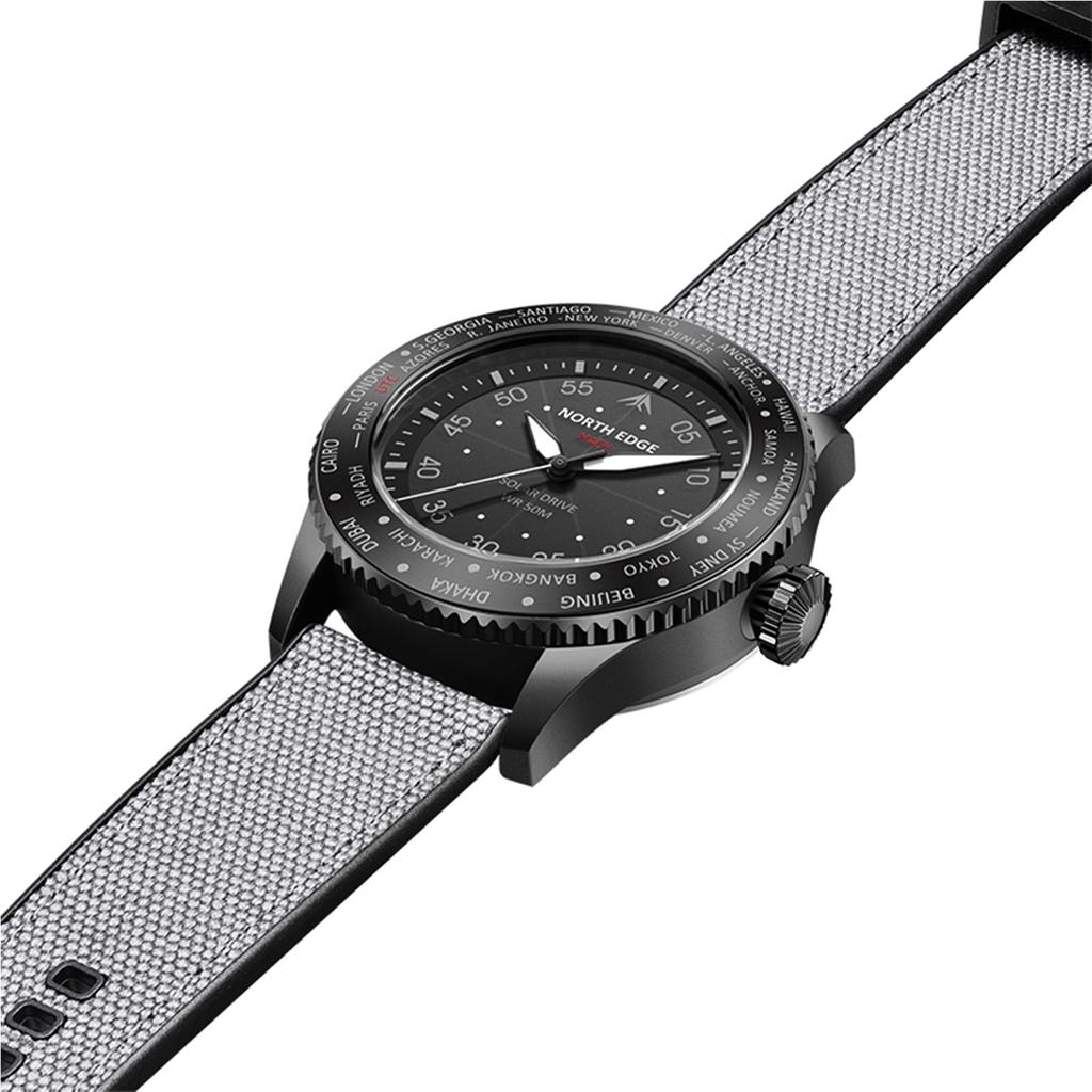 Watch   Watch Solar Pow ed Watch for Men 50M Wat proof Chronograph Night   Lasting Up to 180 Days Solar Watch