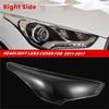 A28G-Car Headlight Lens Cover Left Side Head Light Lamp Shade Shell Glass For Veloster 2011-2017 Right