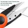 Stainless Steel Folding Fishing Line Scissors - Multi-purpose Fishing Gear Accessory
