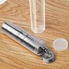 Coin Storage Tube Penny Coin Capsules Tube Coin Organizer For Coin Collection Protection Tube Boxes Container