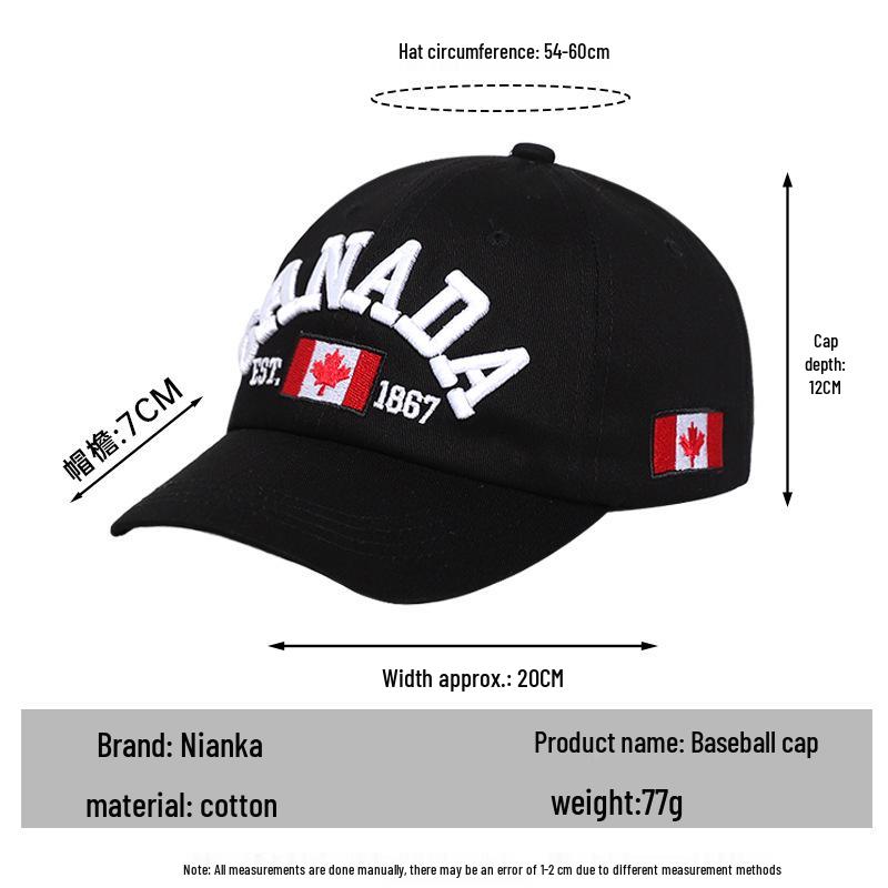 Men's & Women's Trendy Embroidered Baseball Cap - Casual, Versatile Sunshade for Spring and Autumn