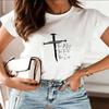 Short Sleeve Lady Casual Graphic T-shirts Tee Women Clothes Print Female Shirt Fashion Clothing
