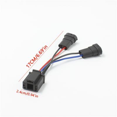 Neue Motorräder Y-Verteiler H9/H11 auf H4 Konvertierungskabelbaumadapter Für Scheinwerfer