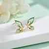 Retro Ruyi Tassel Fan-shaped Stud Earrings - Chinese Style