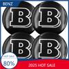Hot 2025 For AMG W124 2025 For Benz AMG 4 Pcs Car Sticker Car Wheel Center Hubcaps Badge Sticker For Mercedes Benz AMG GLC GLE C