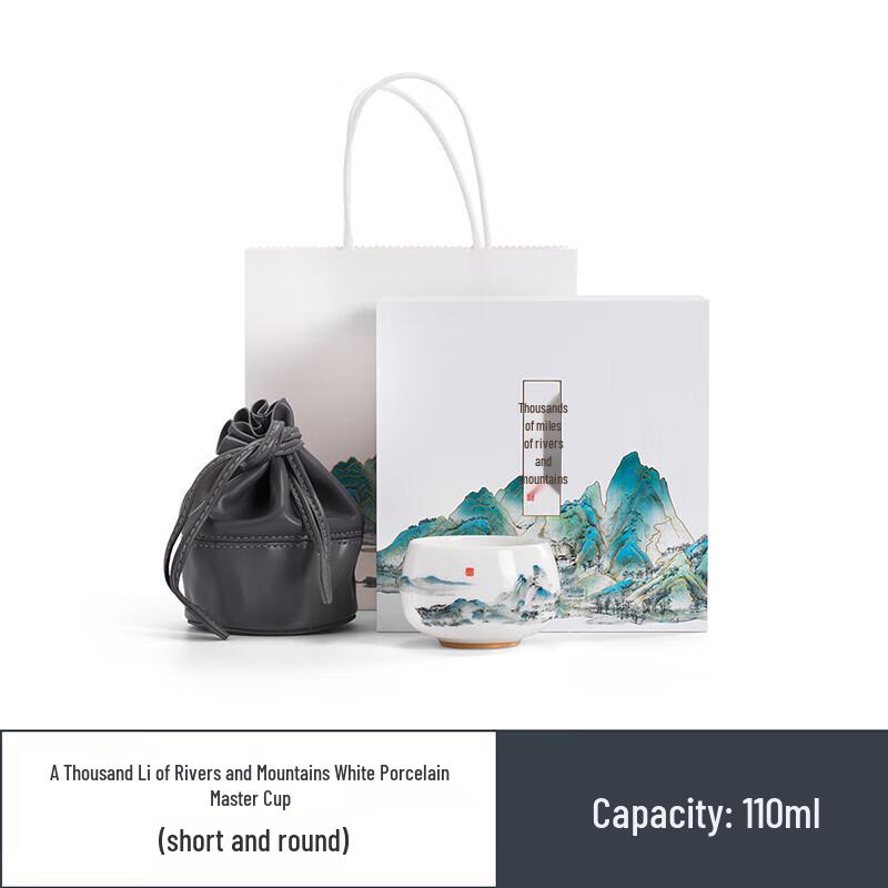 

Mr. Nanshan White Porcelain Kung Fu Master Tea Cup