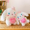 Cinnamoroll & My Melody Hugging Heart Plush Toy - Hello Kitty Pillow Doll for Claw Machines - In Stock