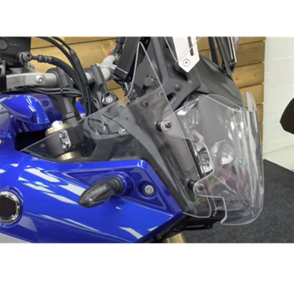 1x Motorcycle Headlight Protective Guard Cover For YAMAHA Tenere 700 2019-2022