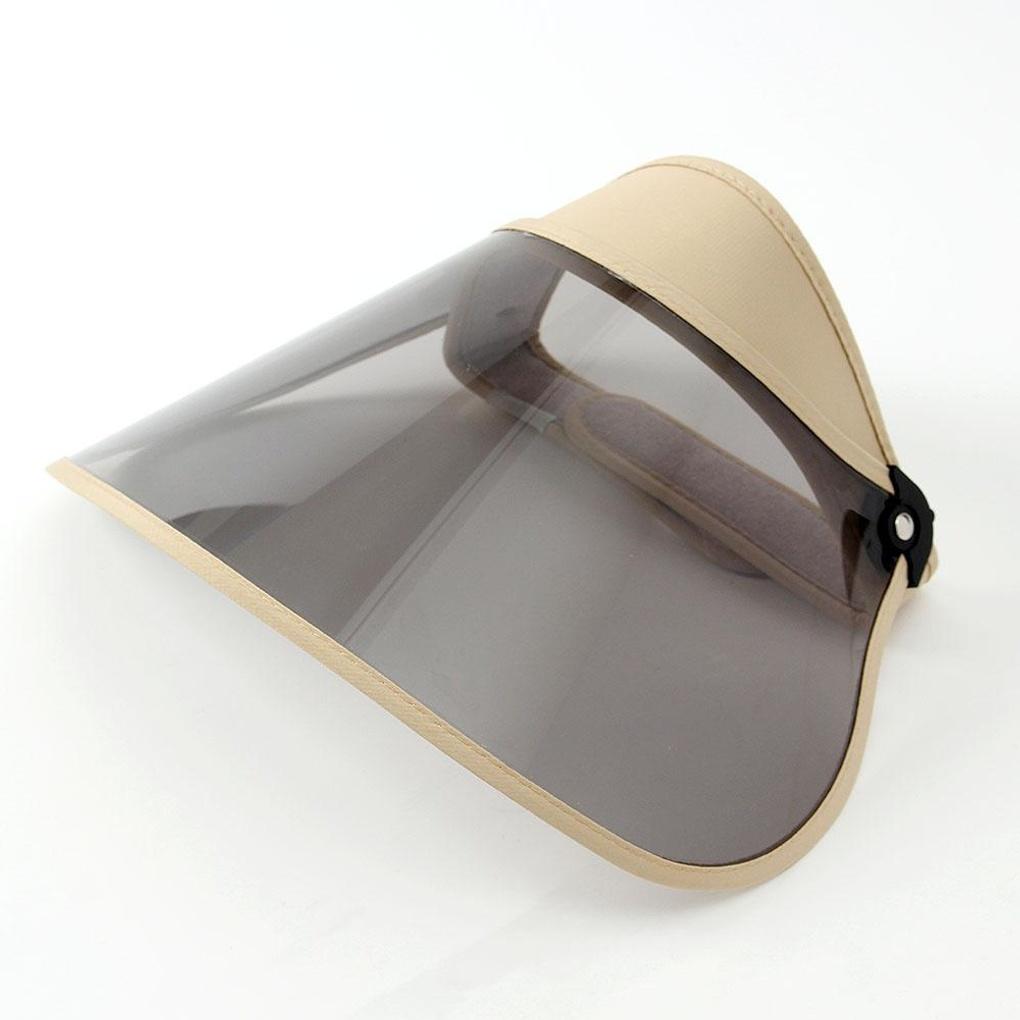 UV protection round sun cap (ivory) summer hat