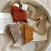 Solid Color Cashmere Wool Socks Japanese Style Winter Warm Socks Retro Vintage Socks  Winter Season