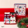 Anvelo Cartoon Christmas Cotton Socks - 4 Pairs Gift Set