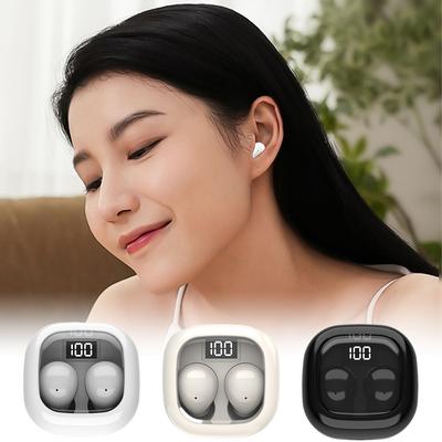 5.3 In-Ear Bluetooth Sluchátko s Poloprůhledným Průhledným Okénkem Mini Potlačení Hluku Dlouhá Výdrž Spánkové Sluchátko Nabíjení přes Type-C