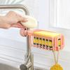 Kitchen Bathroom Accessories Sponge Bracket Towel Soap Shelf Faucet Holder Faucet Storage Rack