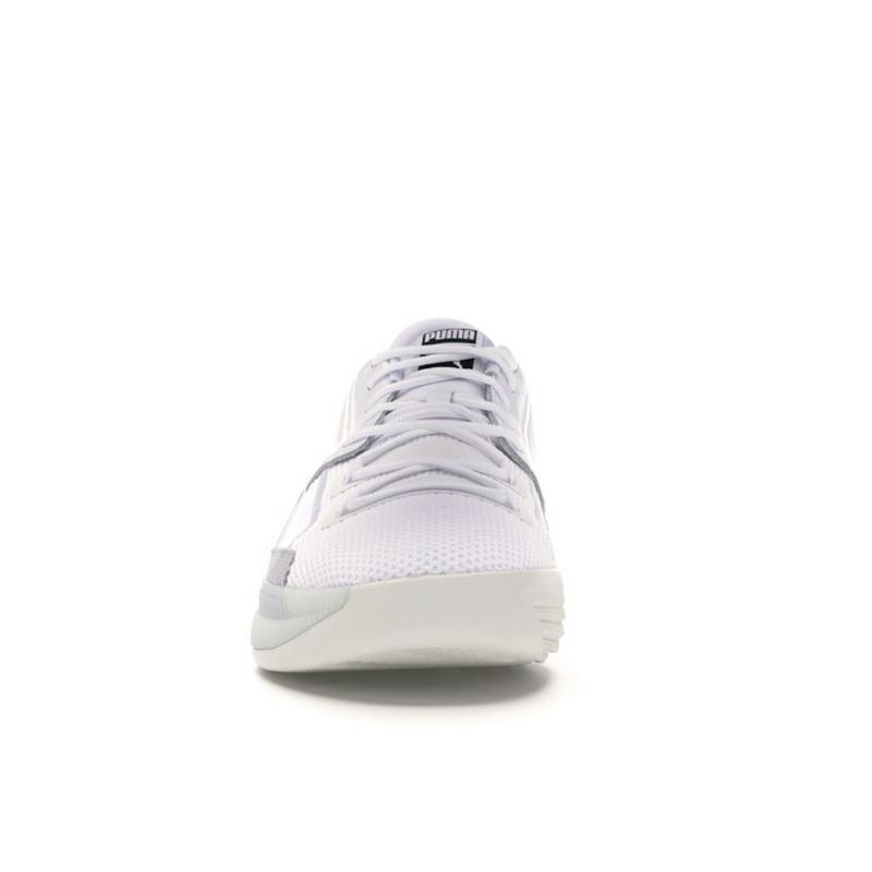 PUMA Men's Clyde Hardwood Pink Glow Puma White Pink Glow 193663-03