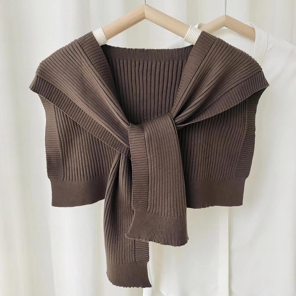 KARRA Soft Calm Color Shawl Cardigan_A4F0552