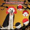 Stand-Collar Halloween Pet Cape Adjustable Dogs Wizard Outfit Funny Cat Cloak  Animals