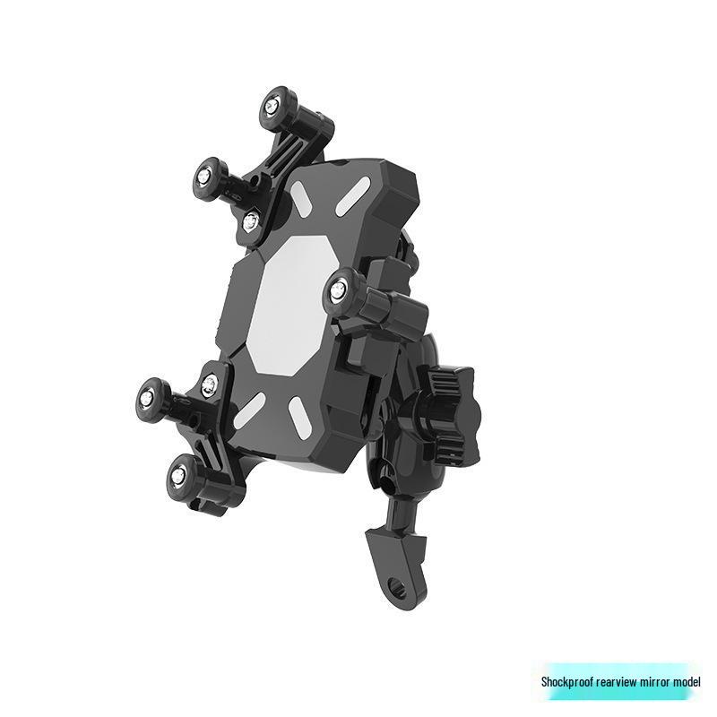 Cross-Country Shockproof Universal Phone Holder for Motorcycles, Scooters, and Bicycles.