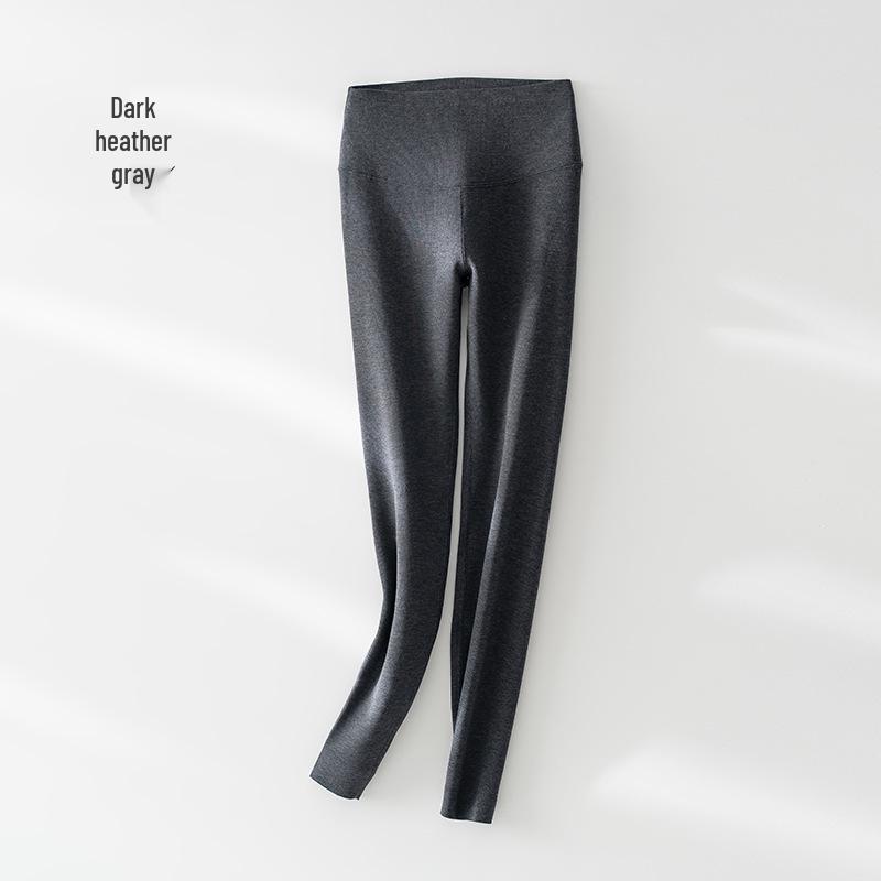 Tencel Wool Women's Warm Shaping Fleece-Lined Leggings for Autumn and Winter