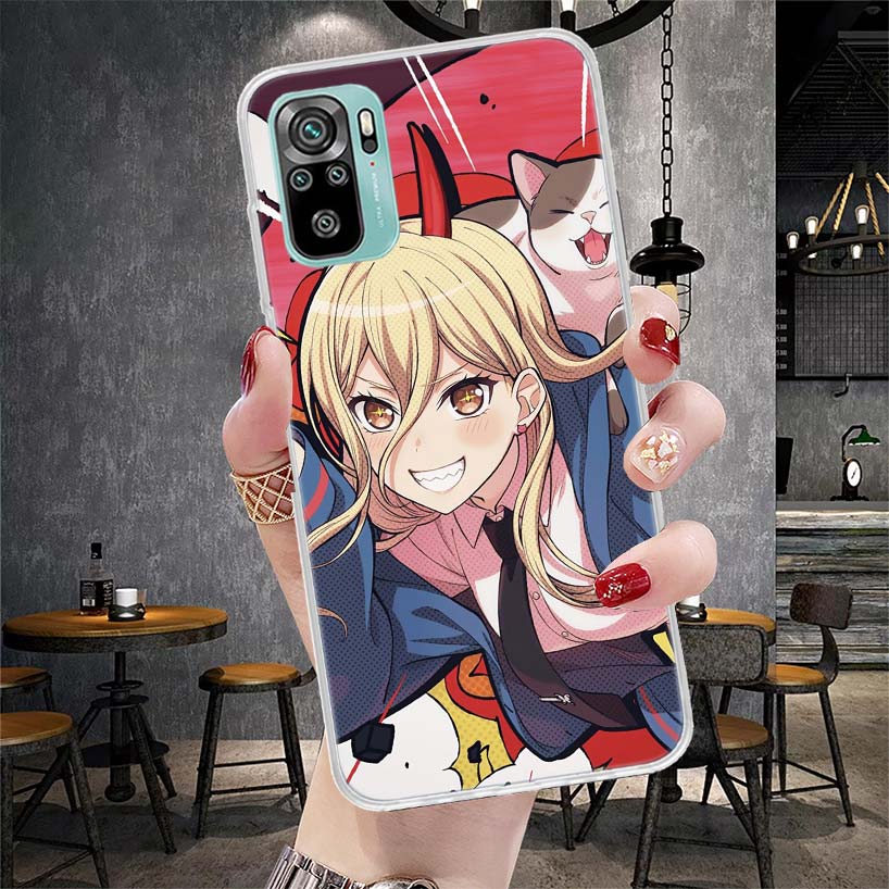 C-Chainsaw Mans Power Soft Phone Case For Xiaomi Redmi Note 15 14 14S 13 12 Pro Plus 12S 11 11S 11E 10 10S 11T 5G Fundas Coque R