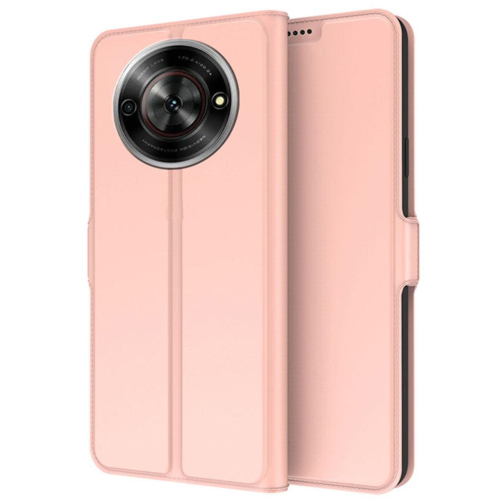 For ZTE nubia Focus Case Shockproof TPU Inner Shell Leather Phone Cover Card Slot
