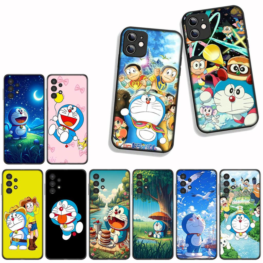 Cover for Motorola Moto E14 E15 G04 G05 G14 G15 G54 G24 Power G34 G35 G75 G84 G85 G45 G55 G64 Case Cute D-Doraemons Cat Poster