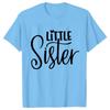 Kurzarm Mode Damen T-Shirt Große Mittlere Schwester Passende T-Shirts Damen Lässiges Oberteil T-Shirts Cartoon Grafik T-Shirts
