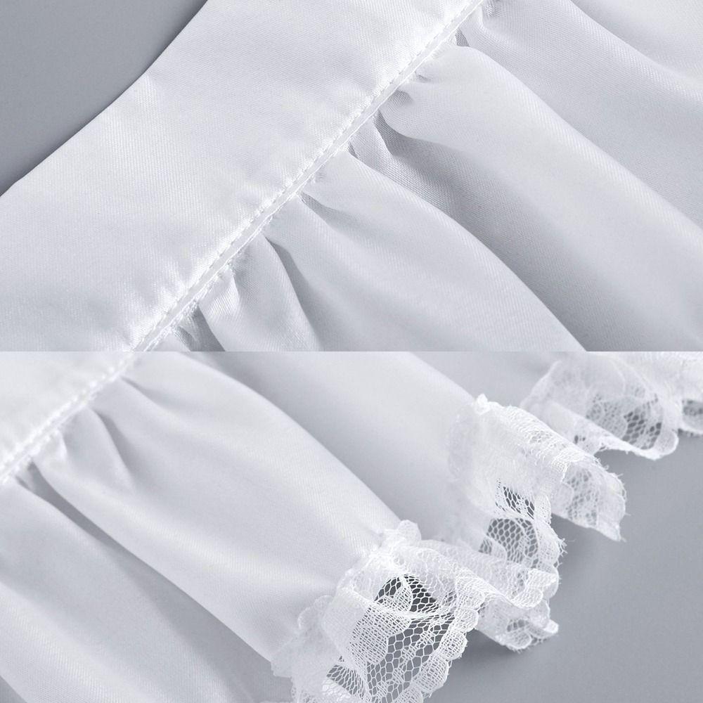 Ruffled Vintage Victorian Costume Detachable Fake Collar Accessory Set Cosplay Accessory