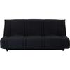 3-seater Sofa Bed - Black Fabric - Contemporary Style - L 193 X D 92 Cm - LENA