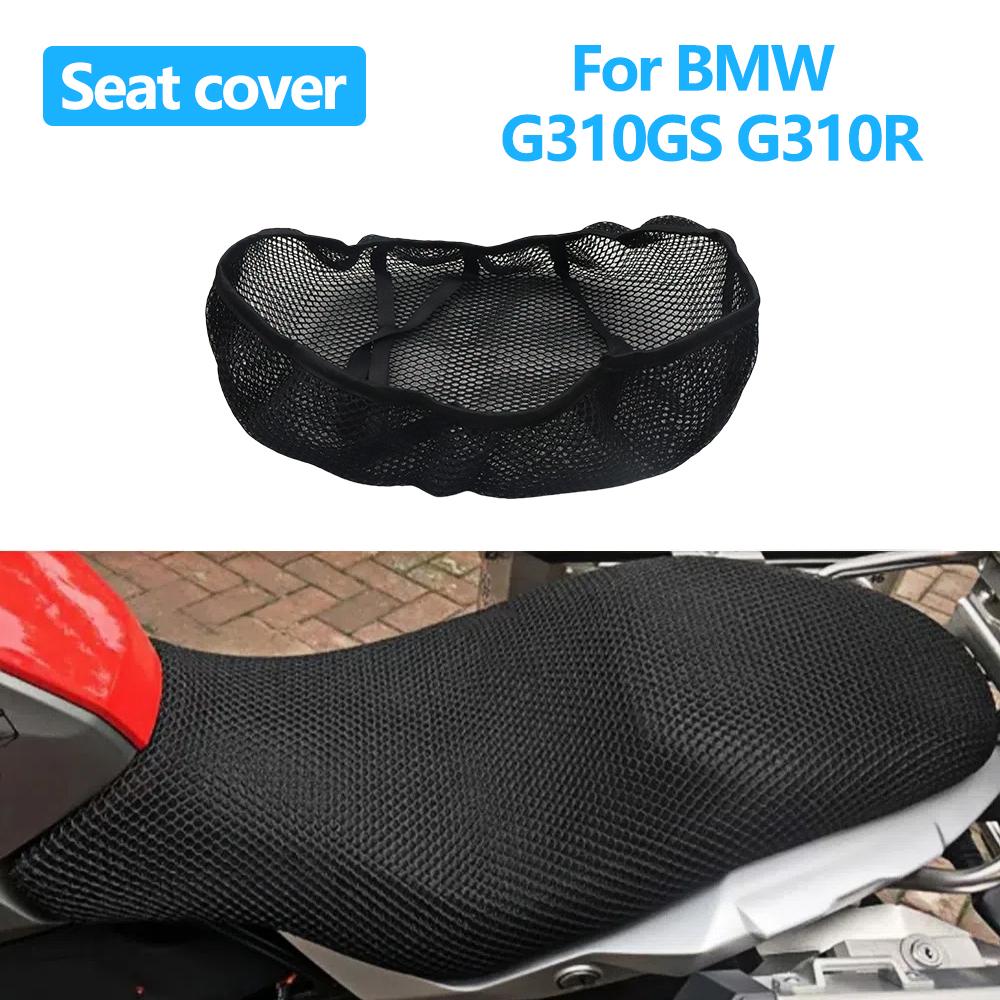 For BMW G310GS G310R G310 310GS Motorcycle Seat Cover 3D Mesh Fabric Seat Non-Slip Breathable Heat Insulation Protect Cushion