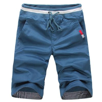 Men Cotton Shorts Summer Style Shorts Men's Pure Color Shorts Beach Shorts Men's Trousers