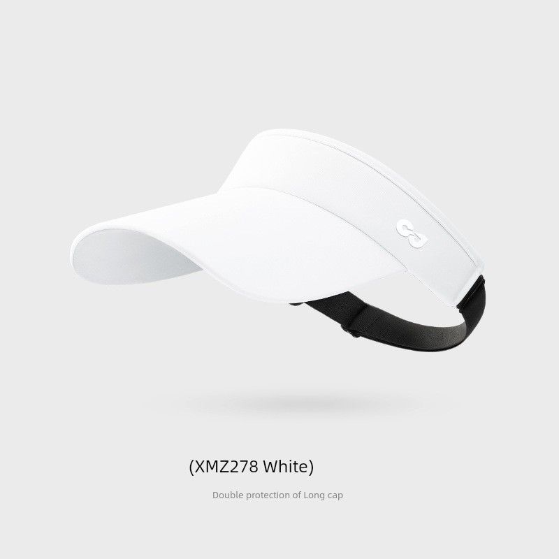 

Outdoor Sports Topless Hat Summer Sun Hat with UV Protection Cycling Running Duck Tongue Tennis Hat XMZ278 * Tea White One size