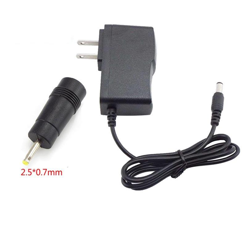 

DC 5V 2A Джерело живлення Зарядний пристрій AC 100-240V Адаптер Перетворювач 5,5*2,1 мм 4,0*1,7 мм 3,5*1,35 мм 2,5*0,7 мм Вилка постійного струму DC 2.5x0.7mm US Plug чорний