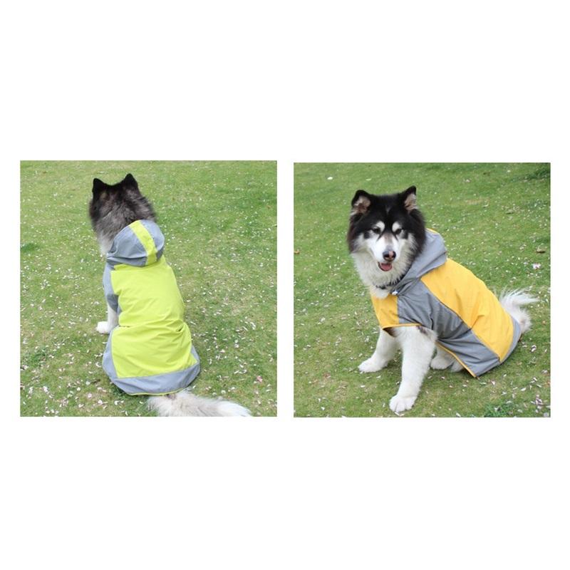 Rainproof dog coat, universal waterproof clothing for pets, suitable for medium and large-sized pets