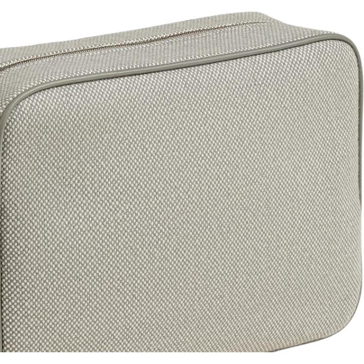 Hermes Chapter H 28 Silver Buckle Merino Wool Travel Storage Bag Large Unisex bags H103977MV05