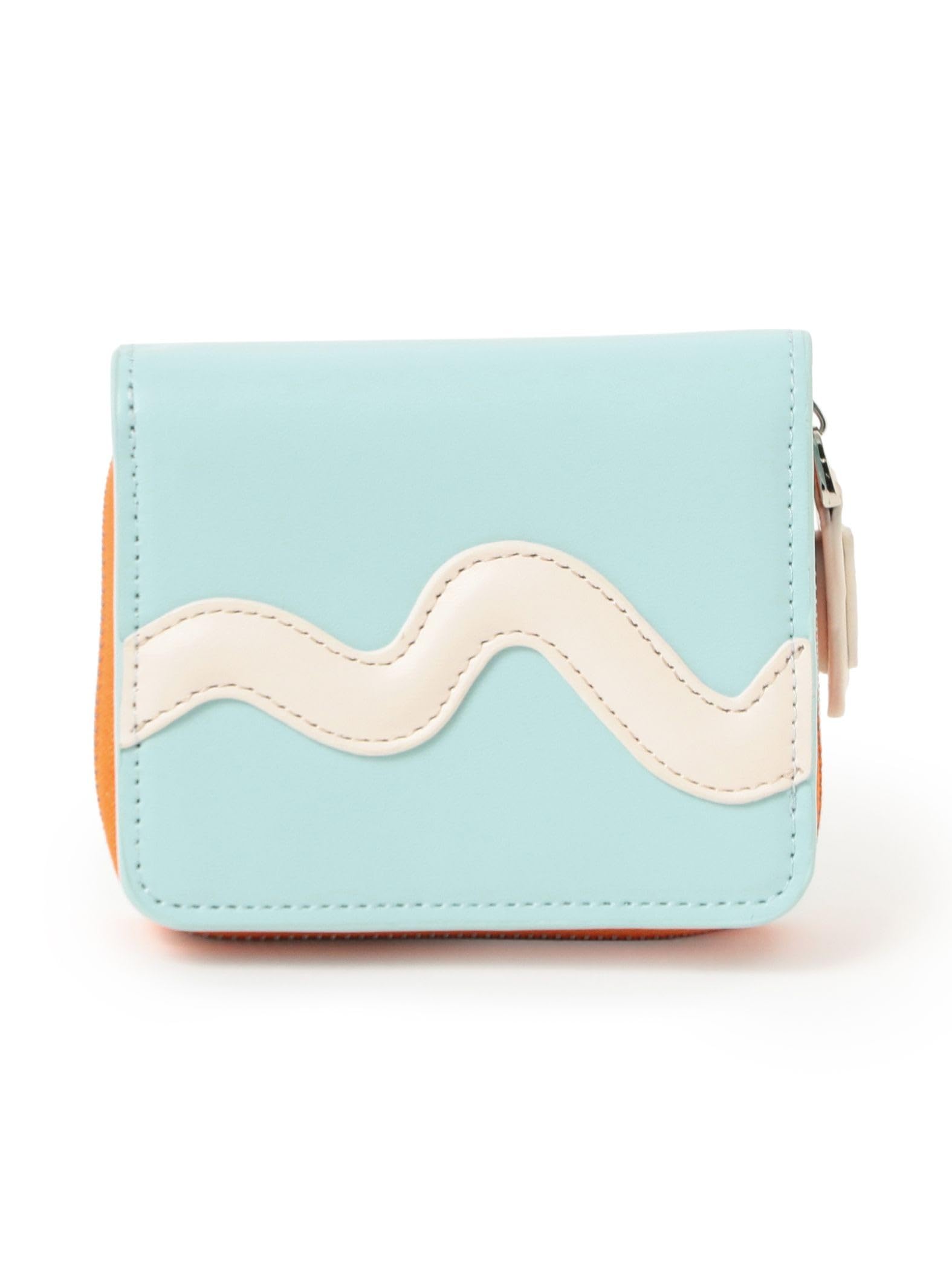 

[Ray Beams] Wallets, Pass Cases, etc. [Special Order] Casselini Chain Wallet for Women, Light Blue, One Size
