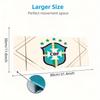 Brazil National Football Team2 Print  Cushion Non-slip Laptop Tablet Big Mousepad XXL Mat Mini PC Playmat With Lock edge
