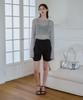 Deuloupisumeon Linen Sheer Loose Fit Knit [Silver]
