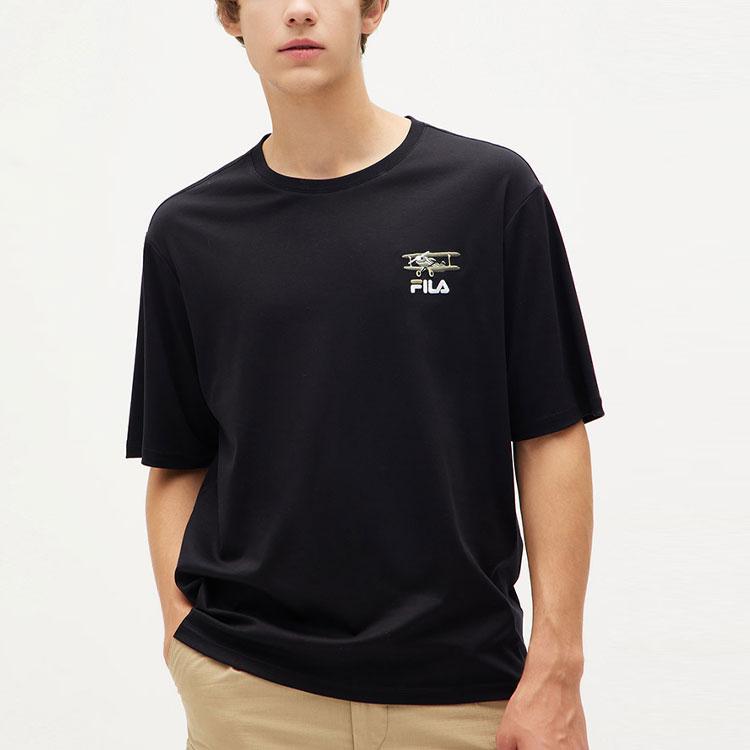 New FILA T Shirts Men's Black F11M138151FBK