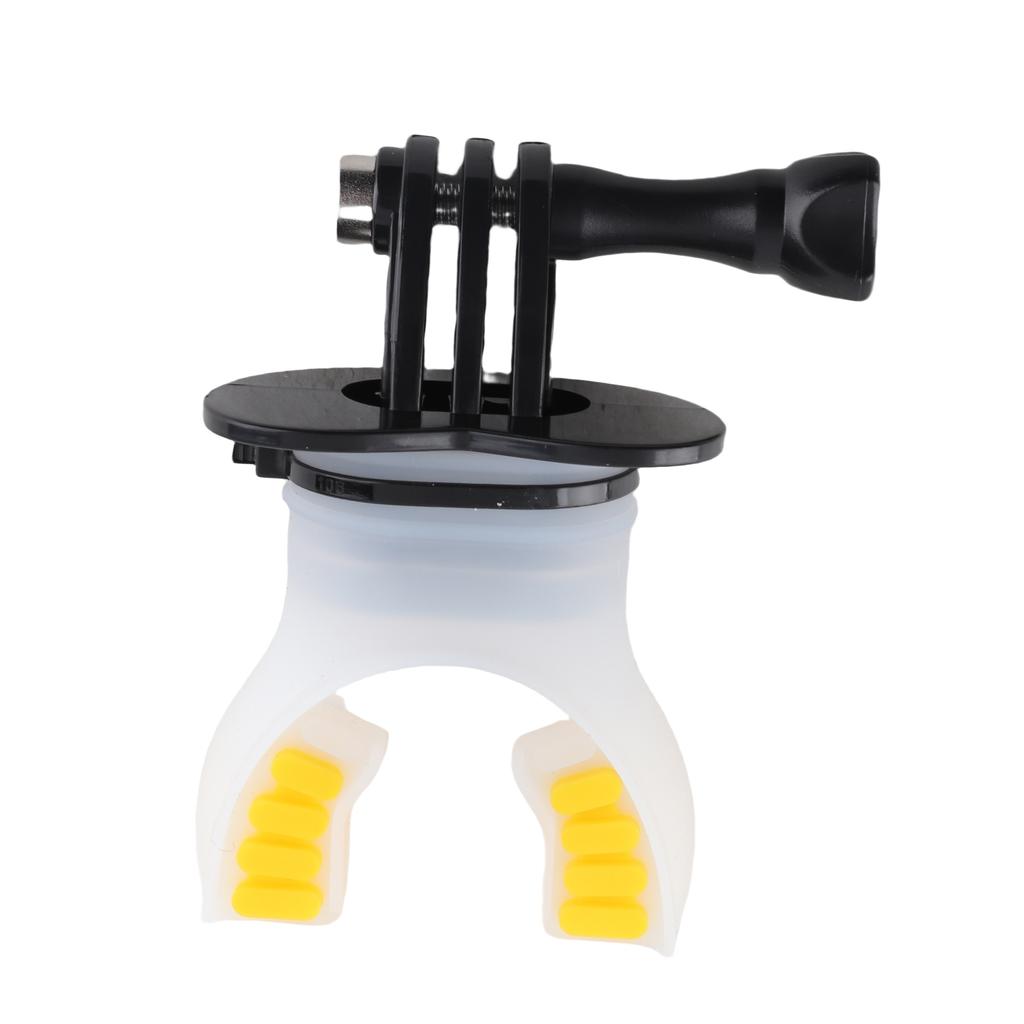 Mouth Bite Mount Surfing Diving Skating for XiaoYi Action Camera (Black)