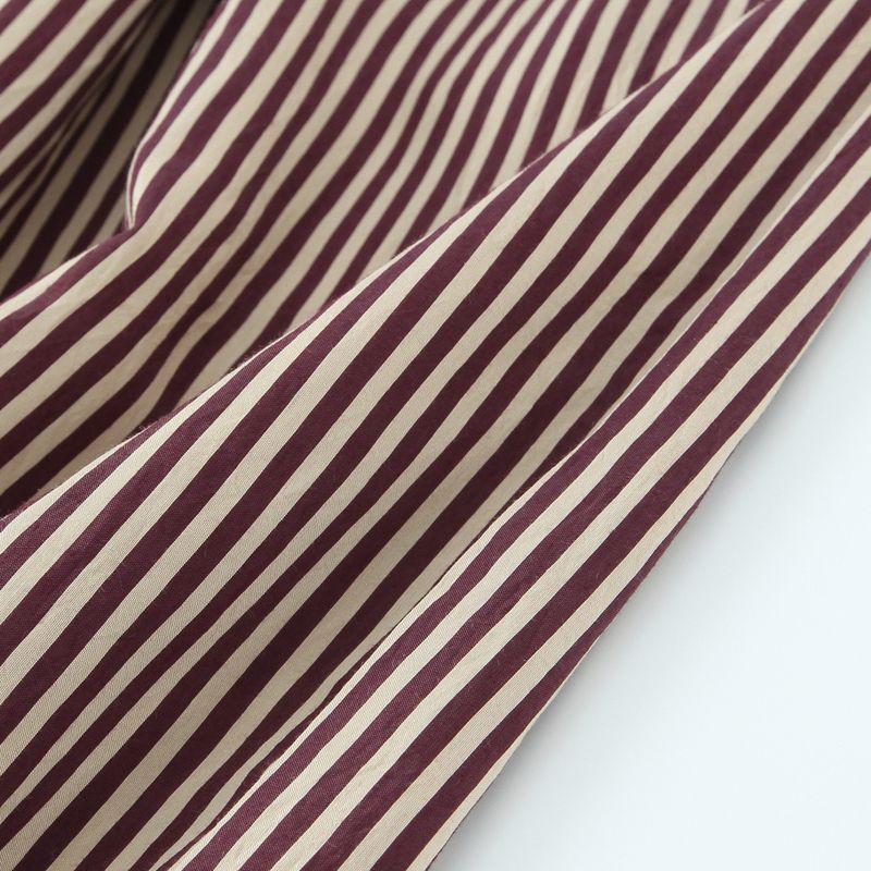 Kaslead New Women clothes Western Style Fashion Simple and Versatile Stripe Drape Pants 3717040