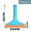 3 Pièces Extracteurs De Vitres en Silicon, Raclette en Silicone pour Vitre, Petite Taille pour Voiture Raclette