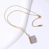 Handmade Opening Book Pendant Titanium Steel Couple Text Locket  Jewelry Accessories