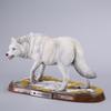 JXK Ice Wolf Wolf Figure Decorative Scene Miniature Resin Desk Birthday Finished Base, Base, Statue, Wolf, Model, Accessory, Ornament, Gift, Painted,