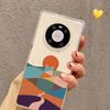 Custodia per telefono Cat Monte Fuji Giappone Paesaggio per Samsung S20 ULTRA S30 per Redmi 8 per Xiaomi Note10 per Huawei Y6 Y5 cover