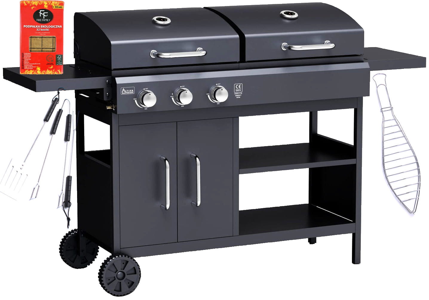 Activa Combo III gas and charcoal